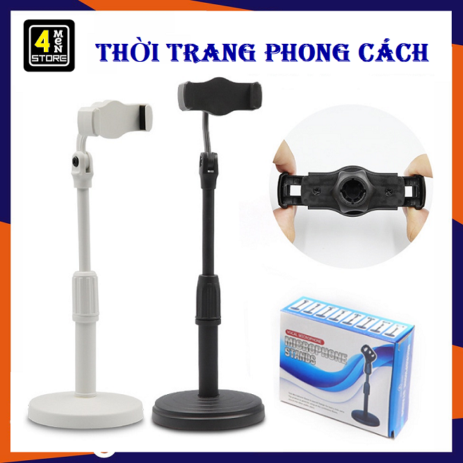 Giá Đỡ Điện Thoại Để Bàn Livestream Xem Video Ổn Định Xoay 360 Độ dùng để Quay Phim
