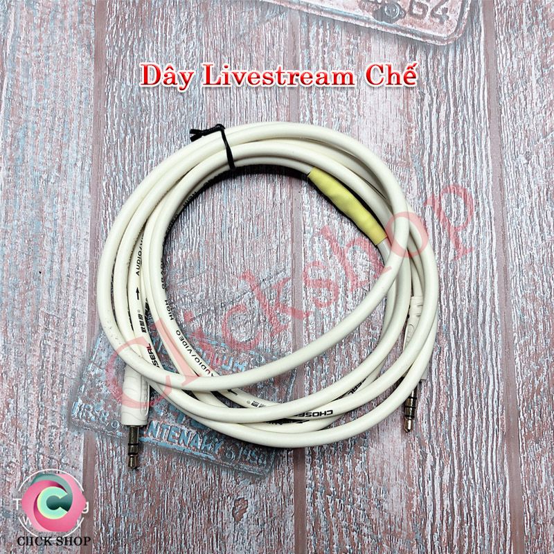 Dây livestream tự chế dài 1.5m hàng dây livestream này tiện và cho âm thanh chuẩn