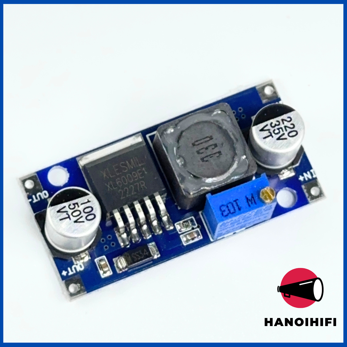 Module tăng áp boost dc-dc xl6009 5 - 40v - 4a, mạch tăng áp dc