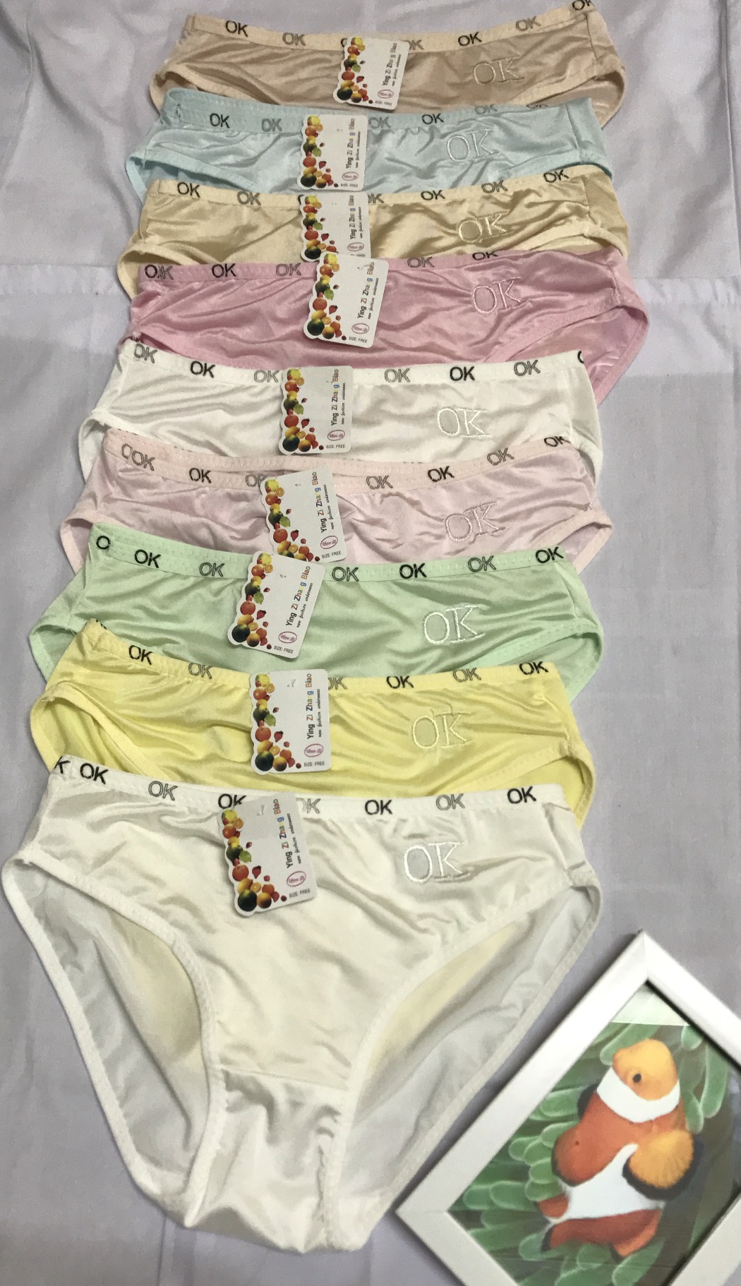 Quần Lót Nữ Thun Lạnh Lưng Chữ OK (Freesize 45-53Kg 👉 Bảng chọn SIZE tham khảo) - Quần Chip Nữ thun co dãn thoải mái, thoáng mát, vải mềm mịn trơn bóng, không xù lông.