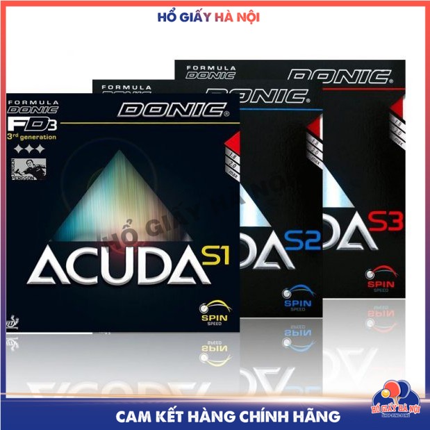 Mặt vợt bóng bàn donic acuda s1 s2 s3 speed spin và control dòng sản phẩm được lựa chọn hàng đầu hiện nay