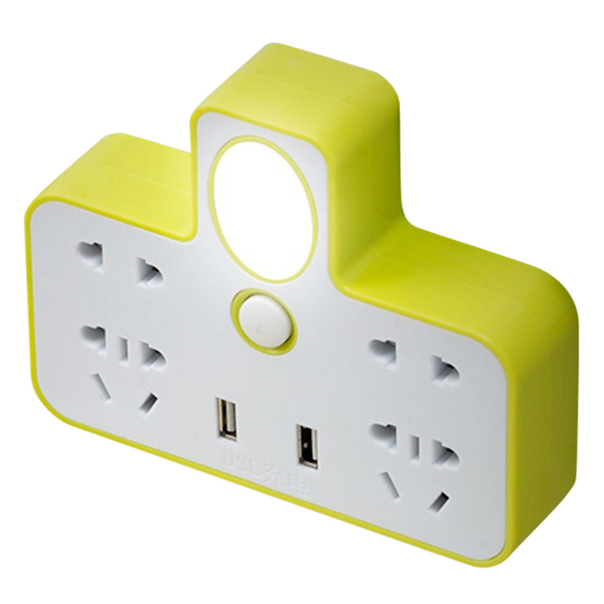 Ổ cắm điện đa năng có đèn ngủ và cổng usb