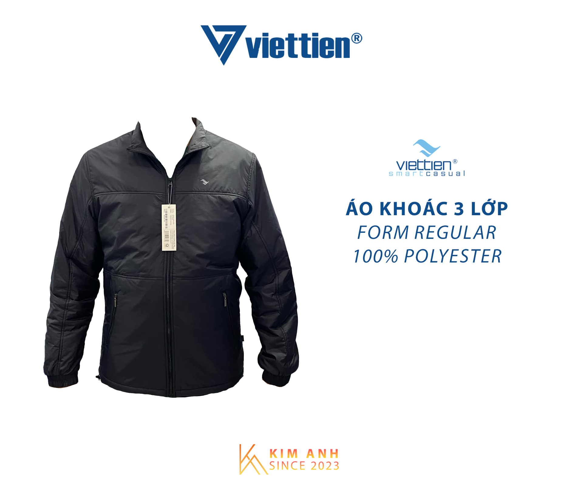 Áo khoác Việt Tiến 3 lớp