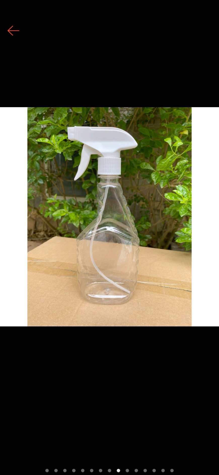 Chai xịt kính 500ml vòi xịt đựng nước xịt kính,nước xịt phòng- Vỏ chai trong suốt