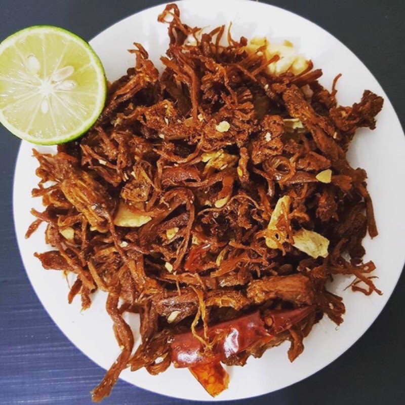 Khô heo cháy tỏi 600gr - LacàFood