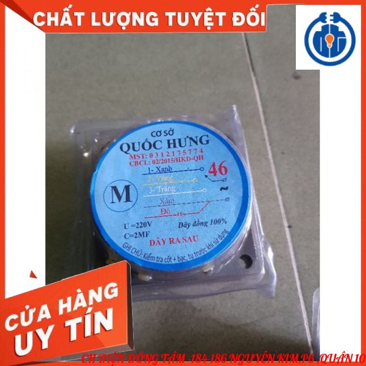 Cuộn dây quạt điện B4 220v Quốc Hưng dây đồng, lốc quạt
