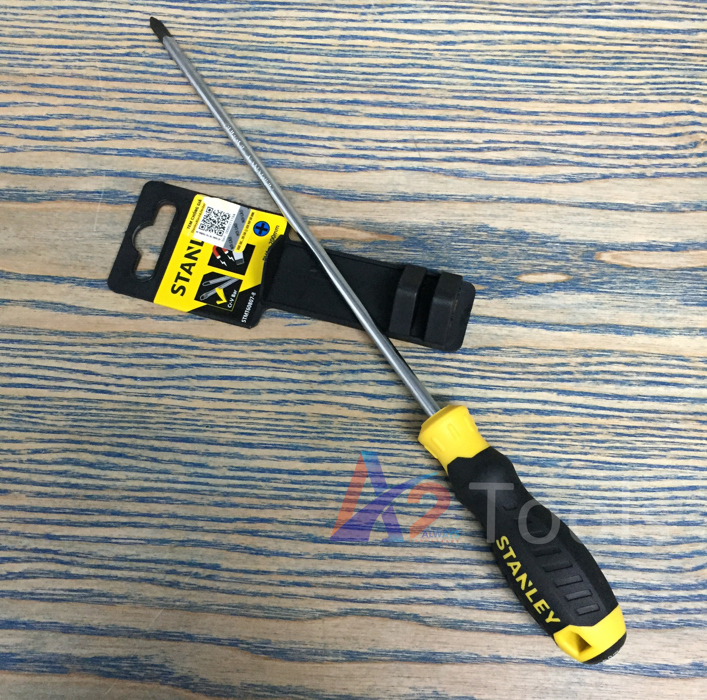 Tua vít bake ph1x200mm có từ stanley stmt60807-8