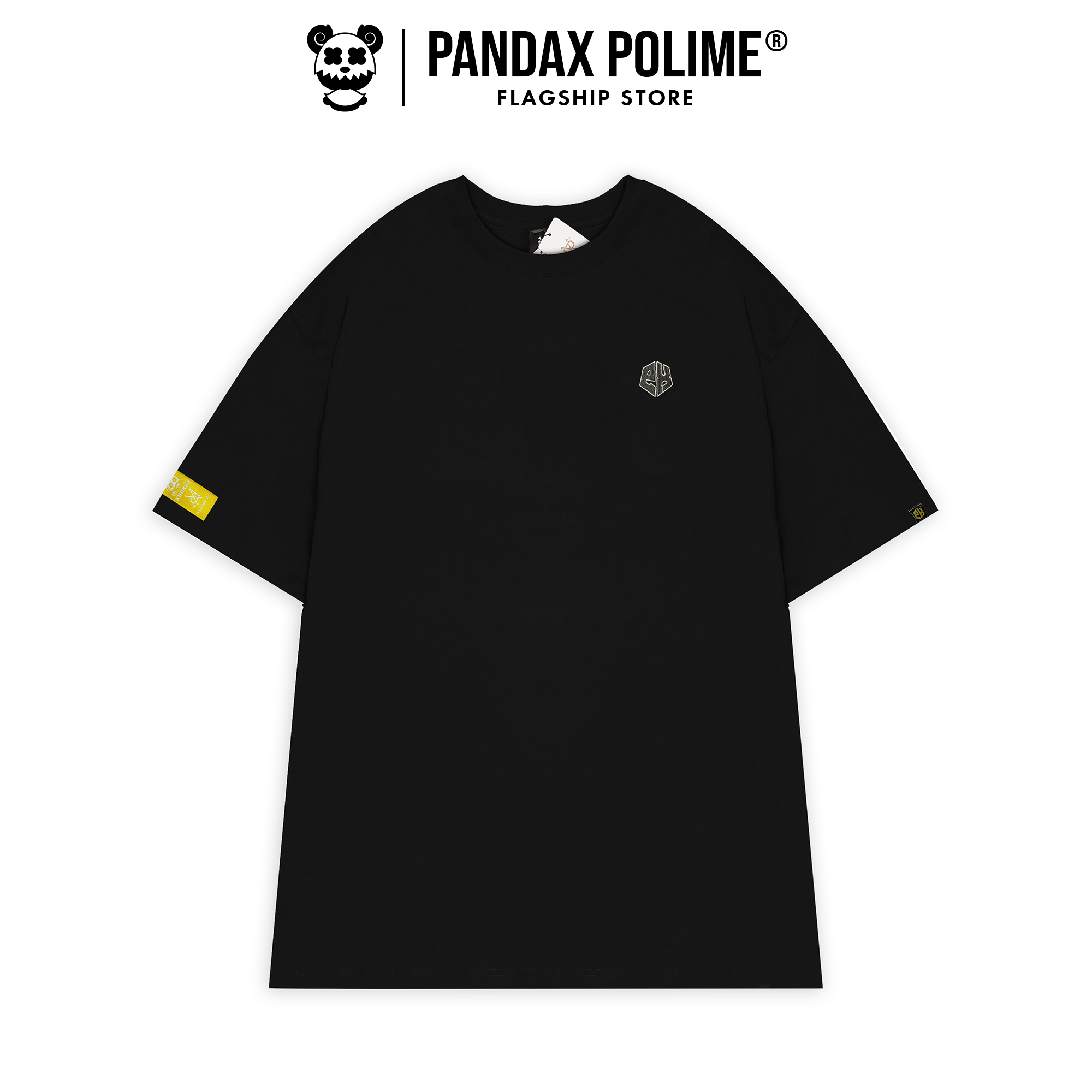 Áo thun tay lỡ PANDAX nam nữ Premium Cotton oversize form rộng áo local brand BASIC LOGO Fullbox