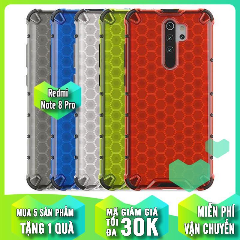 Ốp lưng cho Xiaomi Redmi Note 8 Pro trong màu Tổ Ong chống sốc