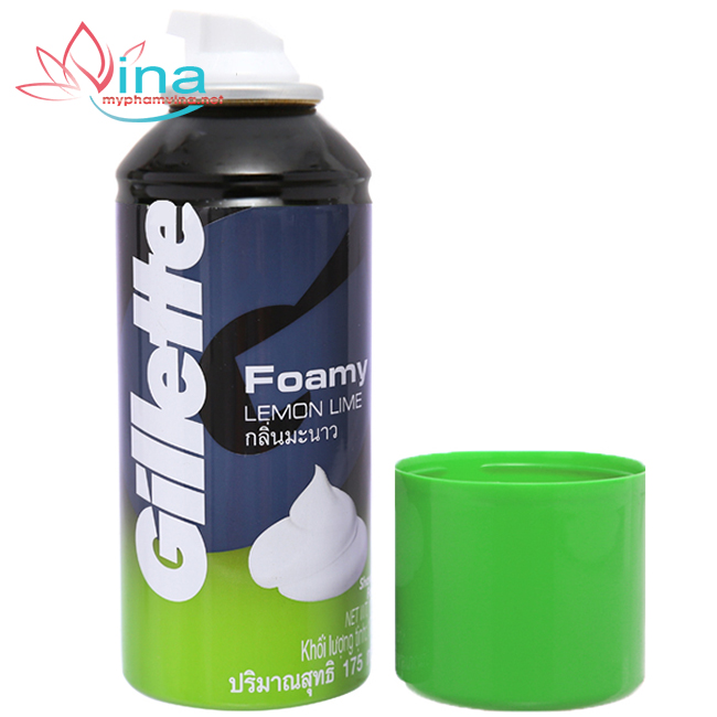  Bọt Cạo Râu Gillette Hương Chanh 175gr 