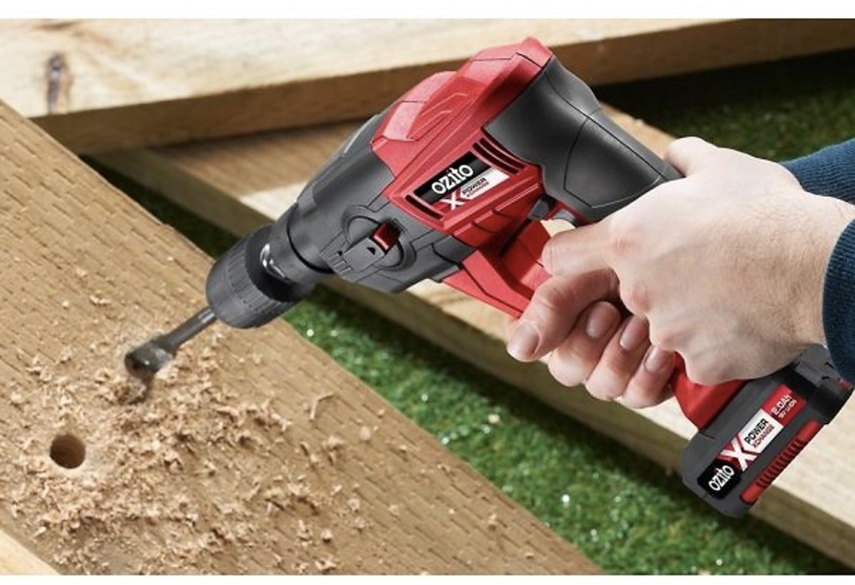 Thân máy khoan đục bê tông 2 chức năng pin 18v hiệu ozito pxrhs-300 mới 100% nhập khẩu úc