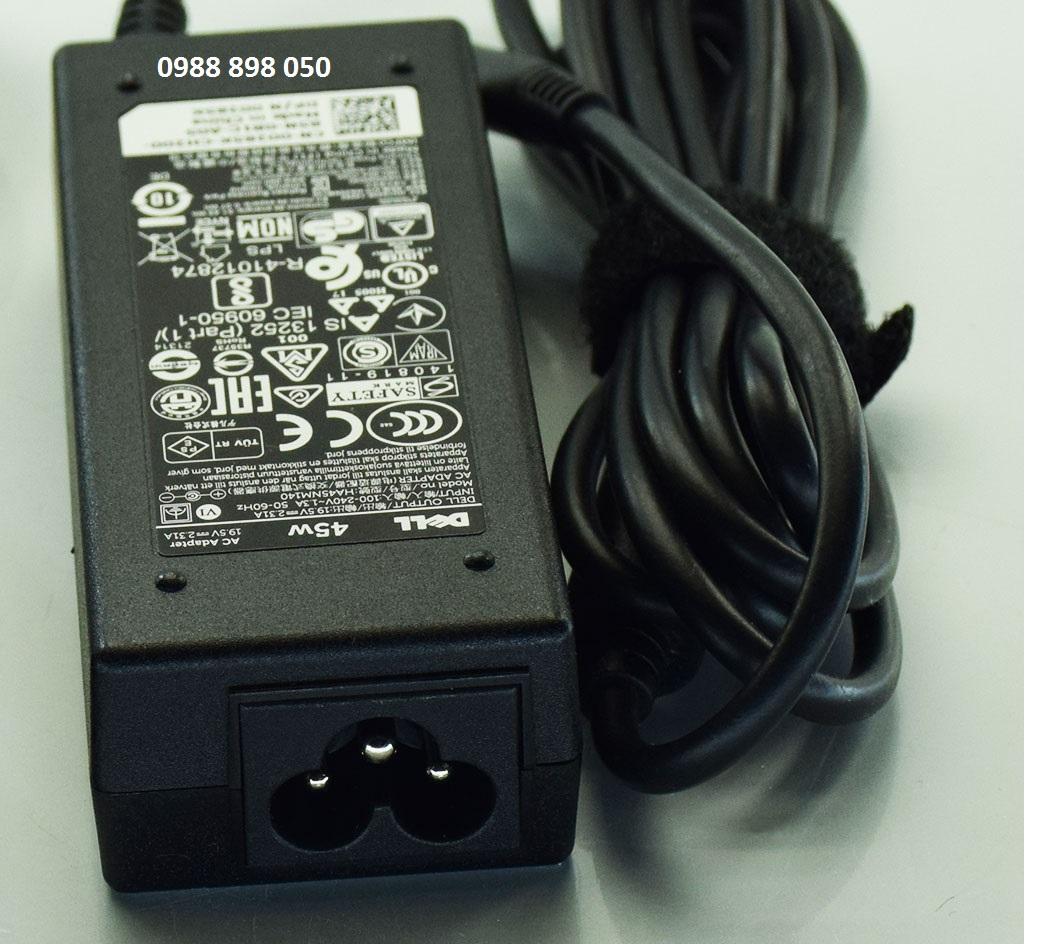 Bộ sạc máy tính dell 19.5v 2.31a 45w chân cắm nhỏ hàng zin theo máy