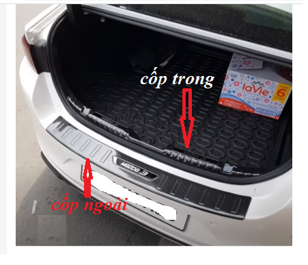 Chống trầy cốp, nẹp cốp xe MAZDA 3 2020 2021 2022 2023. vân titan