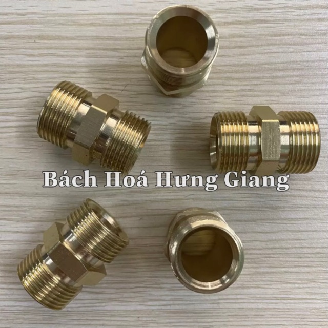 Đầu Nối Dây Ống Nước Máy Rửa Xe Ren 22Mm ( Đầu Ren)