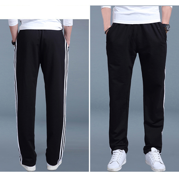 [ Free Ship Max ] Quần Jogger Nam Ống Suông Phối Ba Sọc Dáng Thể Thao Khỏe Khoắn  Glamour Store QUAN NAM 059