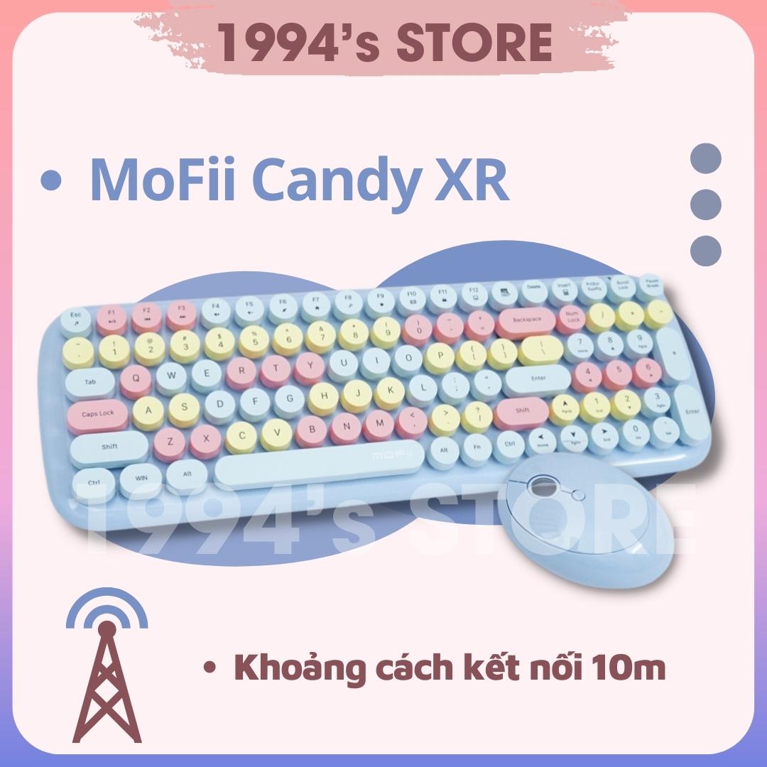 Bộ combo bàn phím giả cơ và chuột không dây MoFii Candy XR