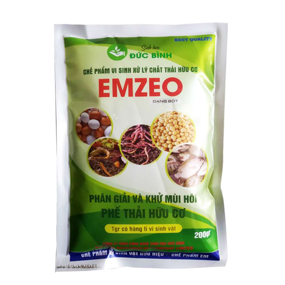 EMZEO – CHẾ PHẨM VI SINH GIÚP PHÂN HỦY VÀ KHỬ MÙI HÔI CHẤT THẢI HỮU CƠ
