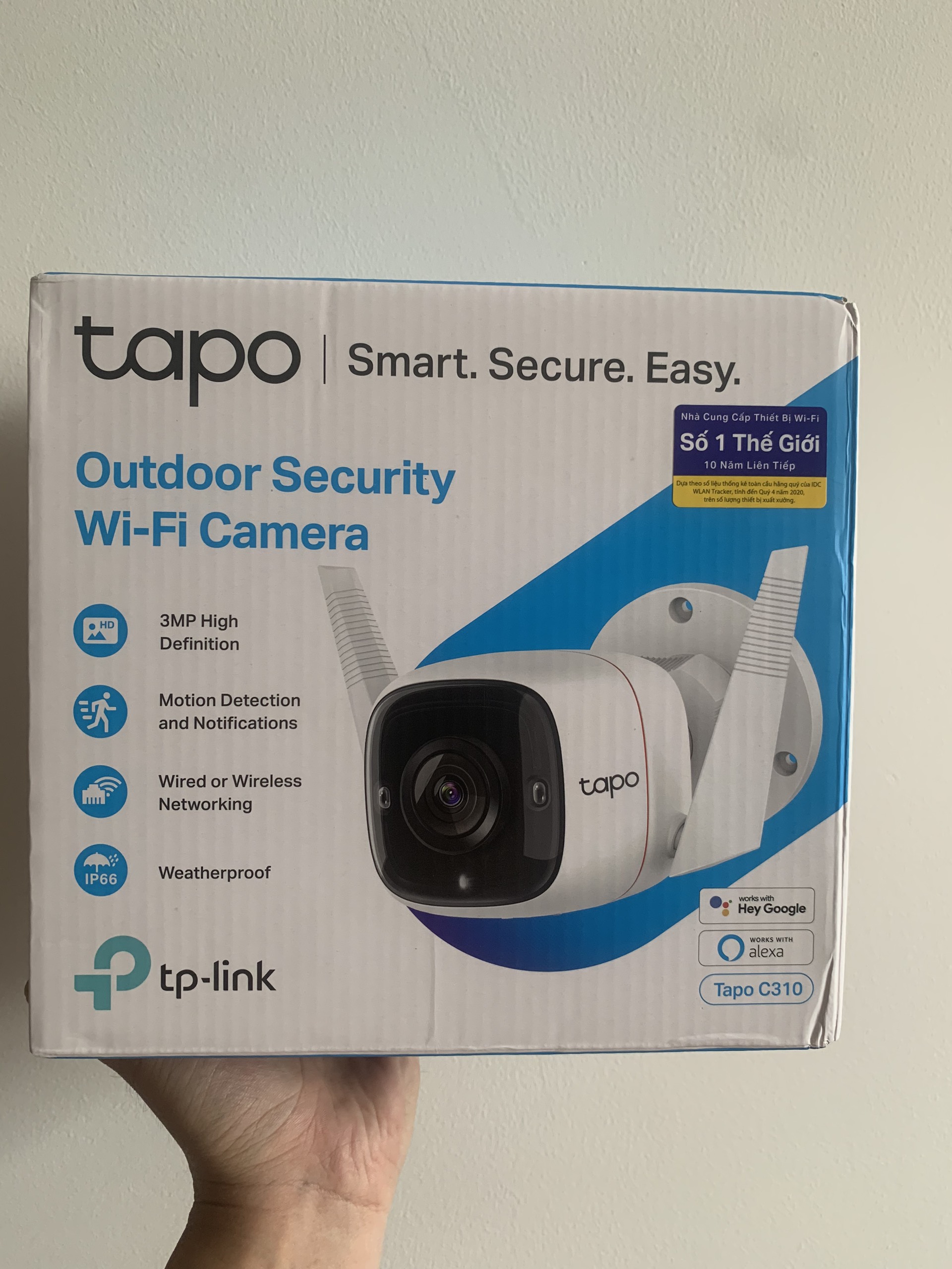 Camera ip ngoài trời 3mp tp-link tapo c310