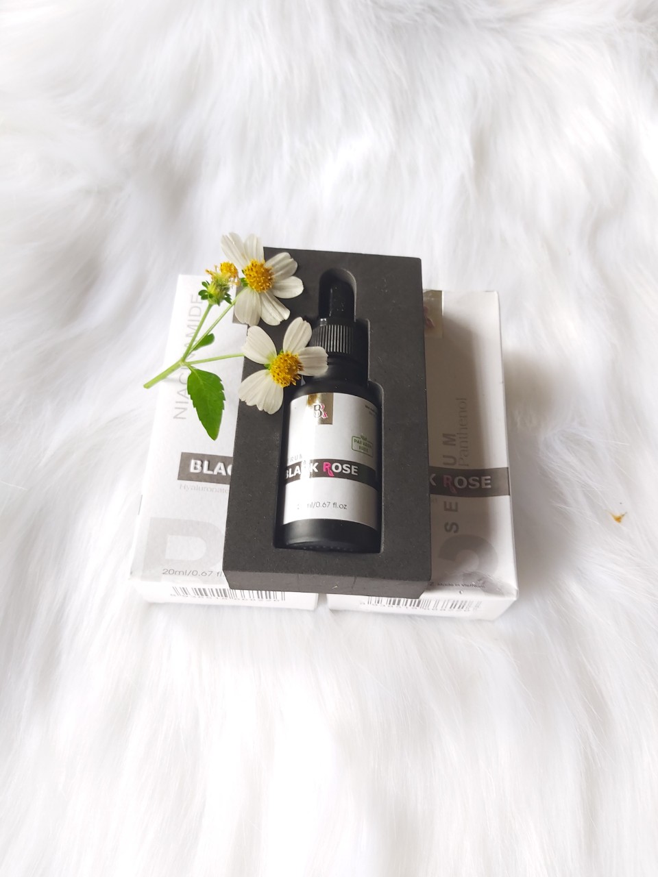 Serum Black Rose Dưỡng trắng, mờ thâm mụn