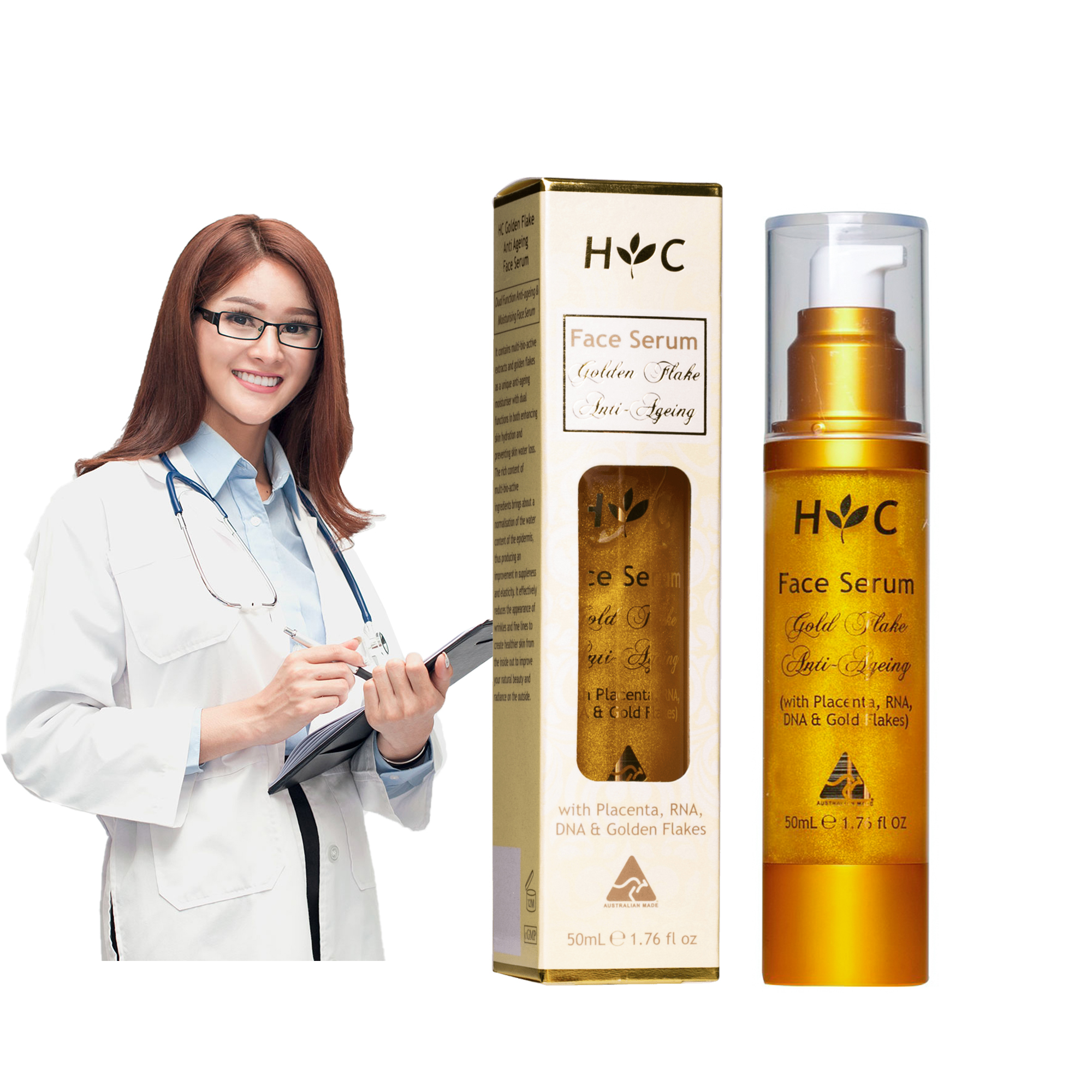 Gold serum vàng 24k dưỡng da chống lão hóa úc