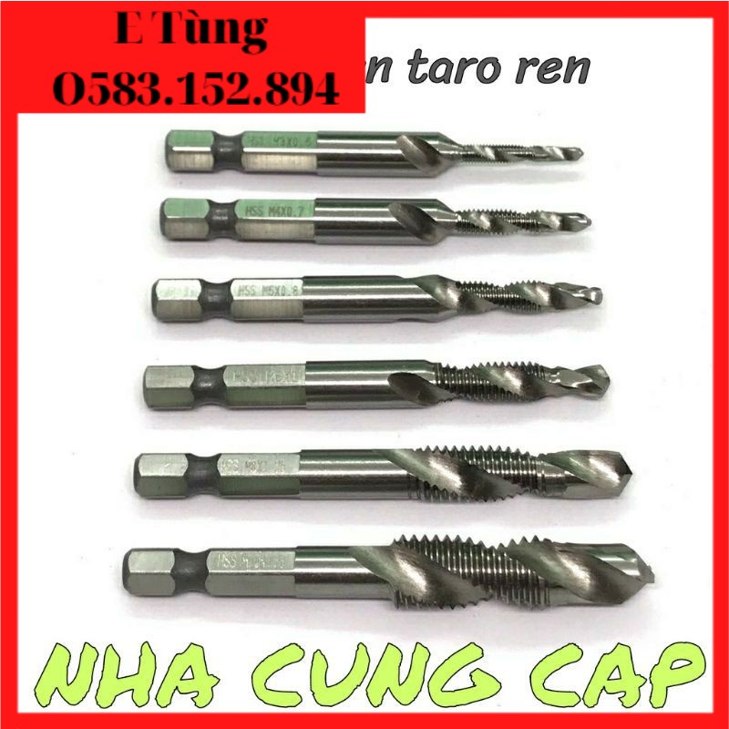 MŨI KHOAN TARO REN THÉP HSS