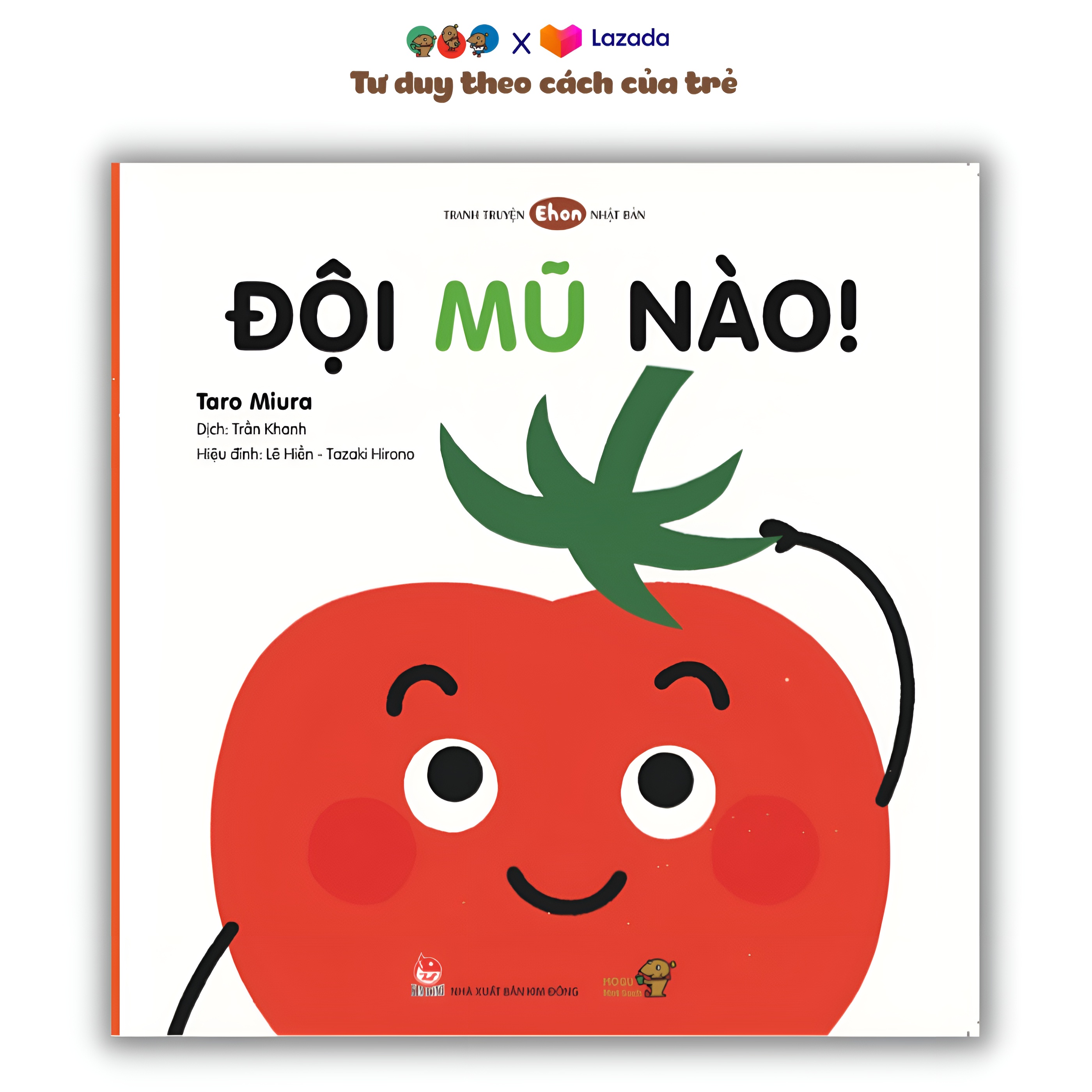 Sách Ehon Làm quen với sách cho bé 0 2 tuổi - Đội mũ nào!