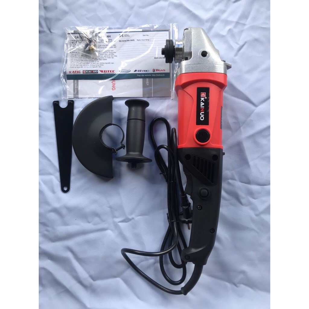Máy mài, máy cắt cầm tay kainuo 1252 máy chính hãng kainuo dĩa 125mm công xuất 1010w.