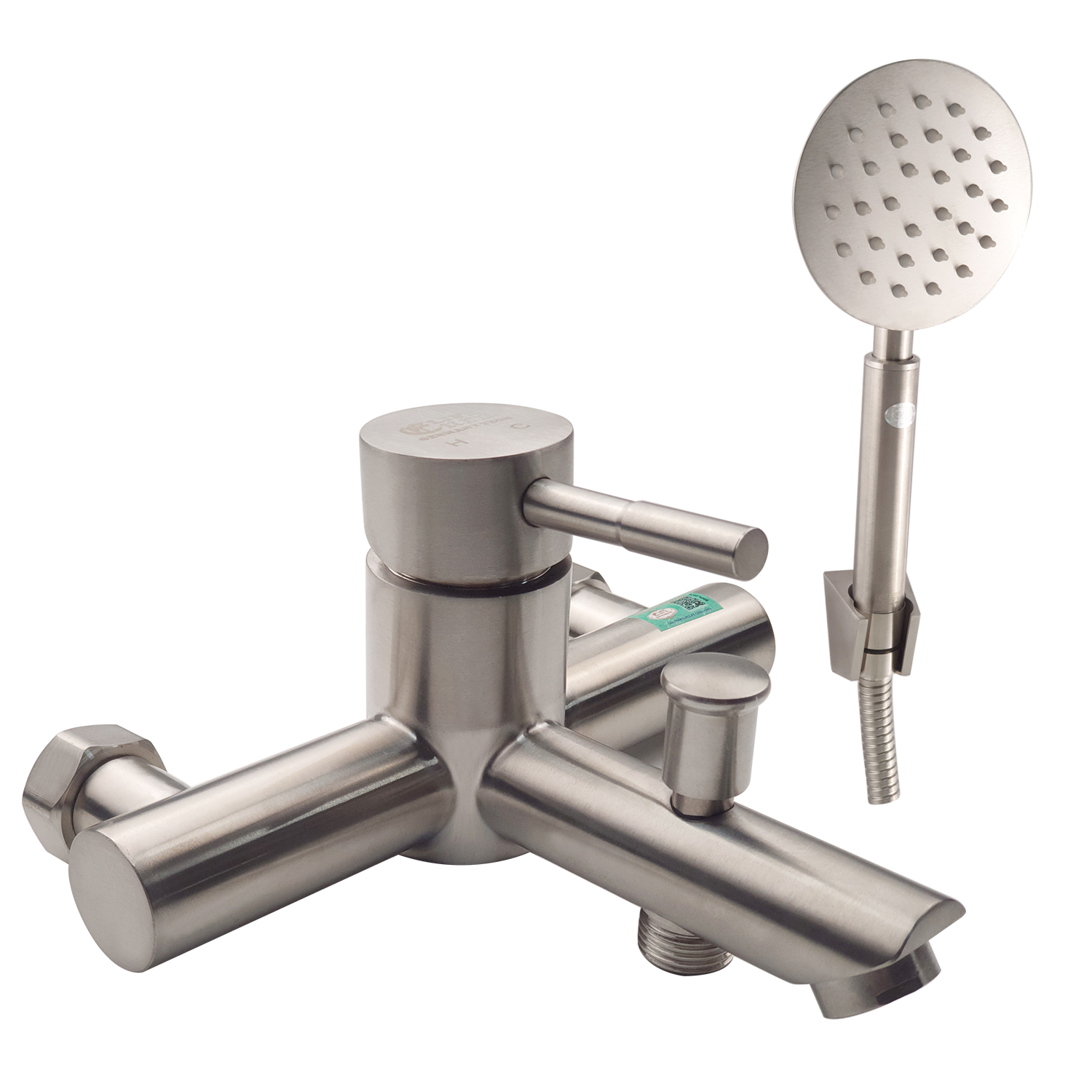 Bộ vòi sen nóng lạnh Inox SUS 304 Eurolife EL-1201 Chất liệu cao cấp không gỉ Áp lực tốt Thiết kế sang trọng
