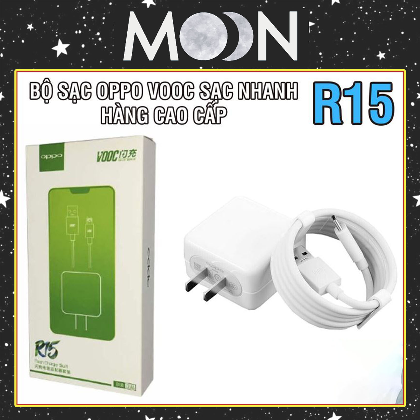 Bộ sạc vooc oppo r15 - 5v 4a - chân micro usb - hàng cao cấp - sạc oppo f9, f11, thiết kế nhỏ gọn, cực tiện lợi