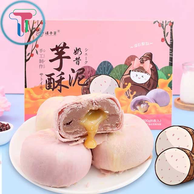 Bánh khoai môn trứng chảy lava hộp 300gr 6 cái