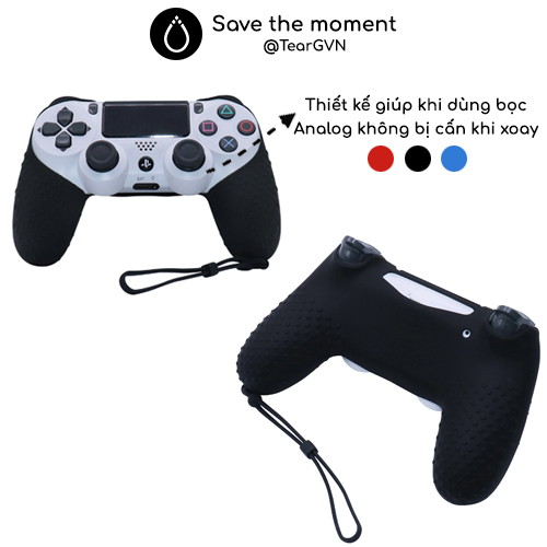 Bọc nửa tay cầm có dây đeo và gai phần chuôi cho PS4