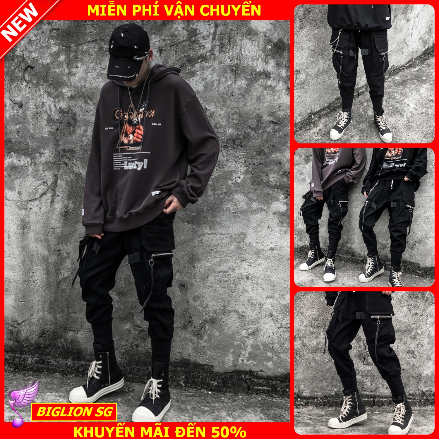 Quần kaki jogger túi hộp kiểu hàn quốc ,quần ống túm ,Quần kaki jogger túi hộp thời trang ANPHAT68 - GK mẫu mới kiểu hàn quốc size M,L,XL