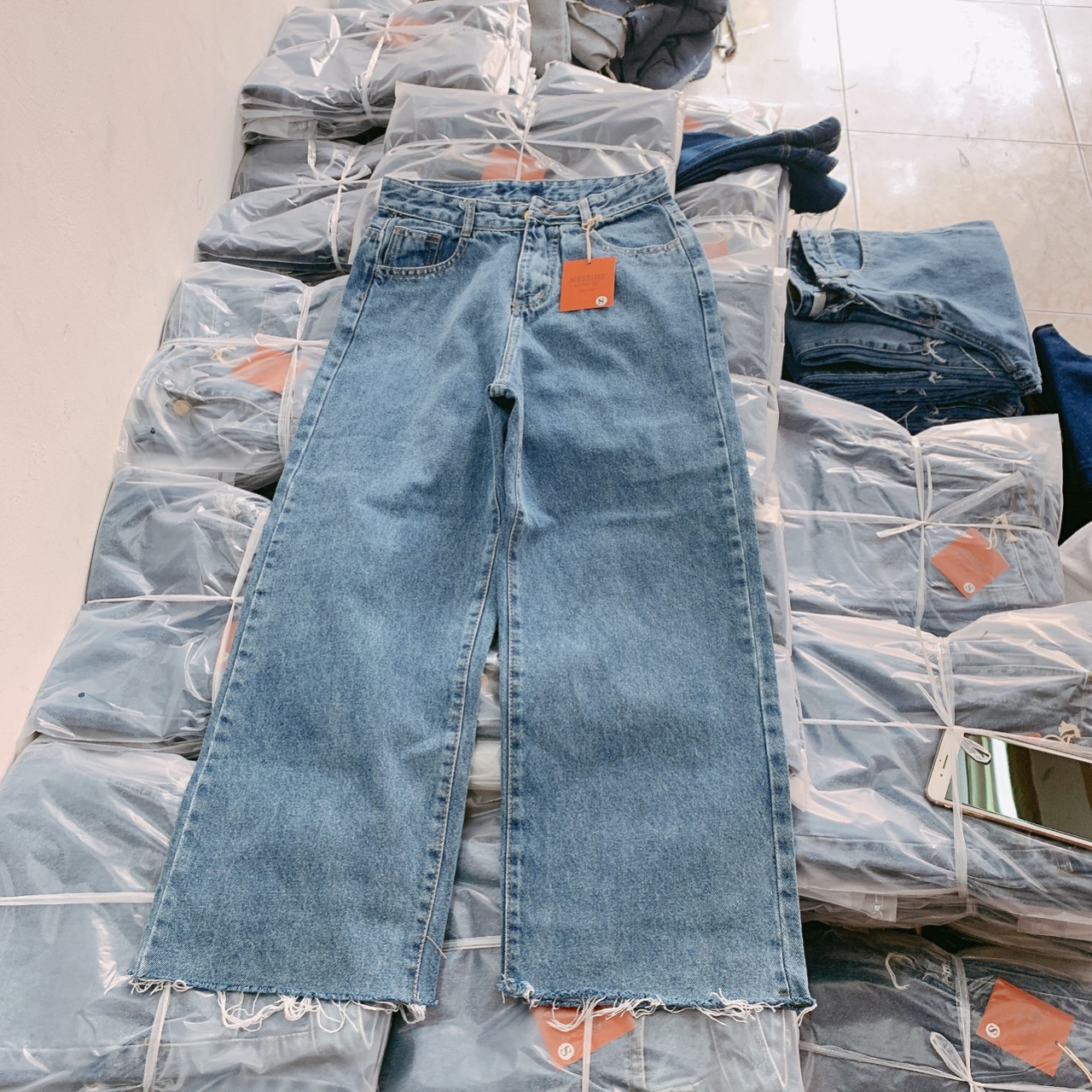 [HCM]QUẦN BAGGY JEAN NỮ ỐNG RỘNG HÓT 2020 JULYSHOP94 MS828