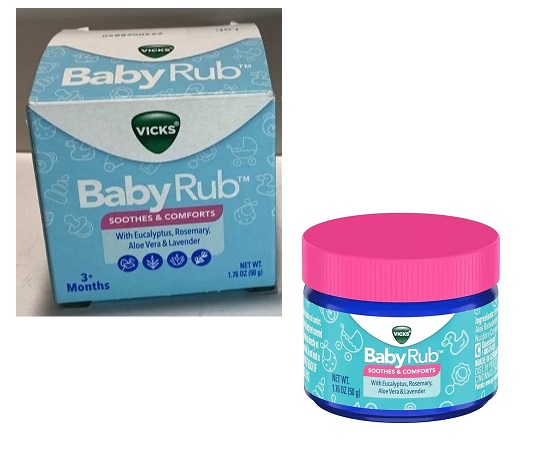 Vicks Babyrub- Soothes & Comfort / Soothing Ointment / Cough Suppressant (50g)
