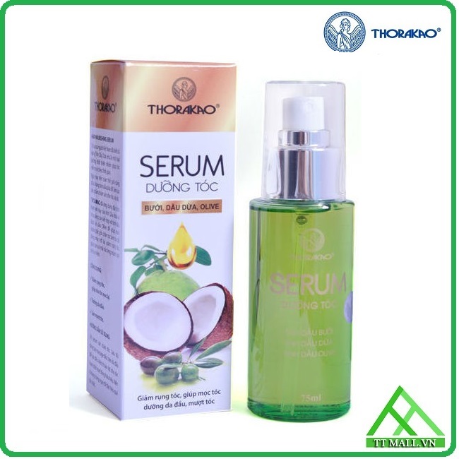Serum dưỡng tóc Thorakao 75ml ( Tinh dầu bưởi, dầu dừa, olive)