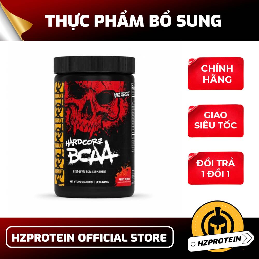 Mutant Hardcore BCAA (30 Lần Dùng) - Bột Tăng Sức Bền Cho Nam Giới, Chống Dị Hóa Cơ Bắp