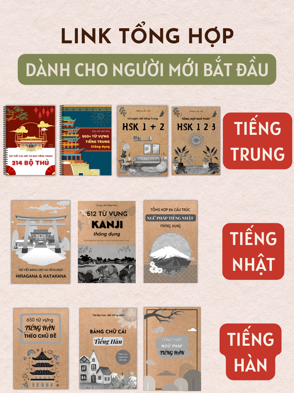 Dành cho người mới bắt đầu, luyện viết cơ bản nhất