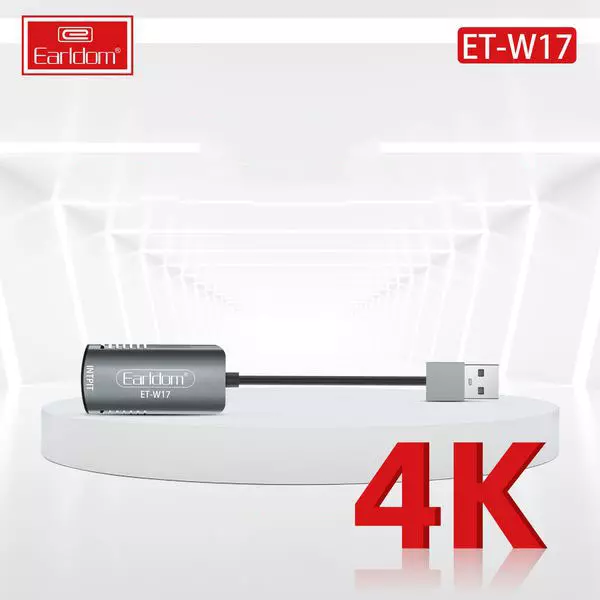 Cáp hdmi to usb 3.0 video capture earldom et-w17 hỗ trợ live stream, ghi hình từ điện thoại, camera, ps4, xbox