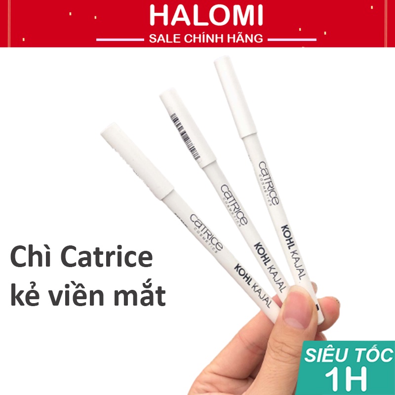 Chì kẻ mắt Catrice Kohl Kajal Eye cao cấp chuyên dùng cho makeup kẻ viền mắt Halomi