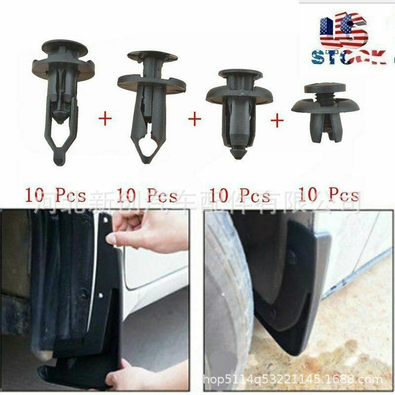[COD]40PCS Nút Kẹp Hỗn Hợp Cho Honda Toyota Mazda Suzuki Kawasaki GM