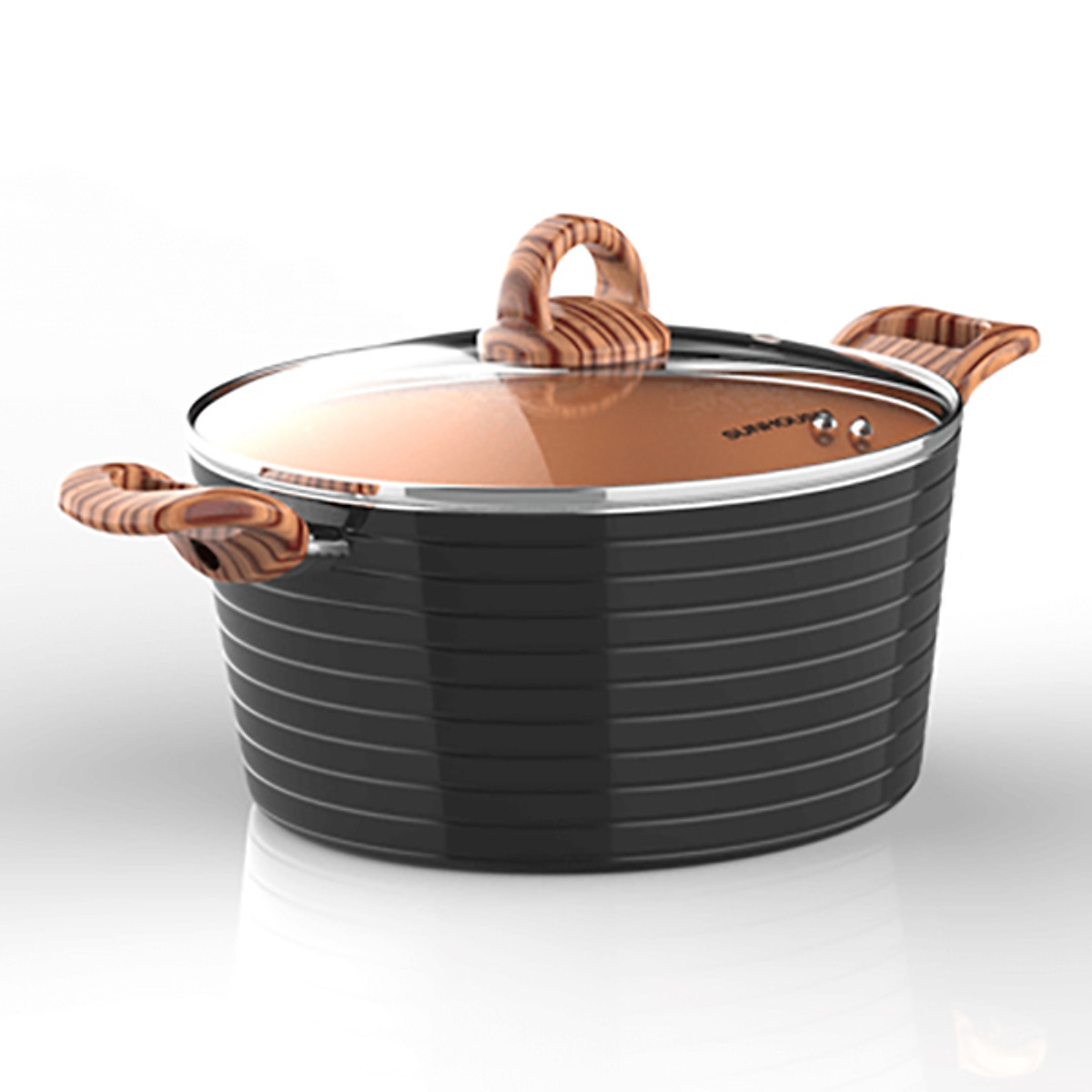 Nồi 18cm CERAMIC đáy từ SUNHOUSE SHG 2003MCA CAO CẤP