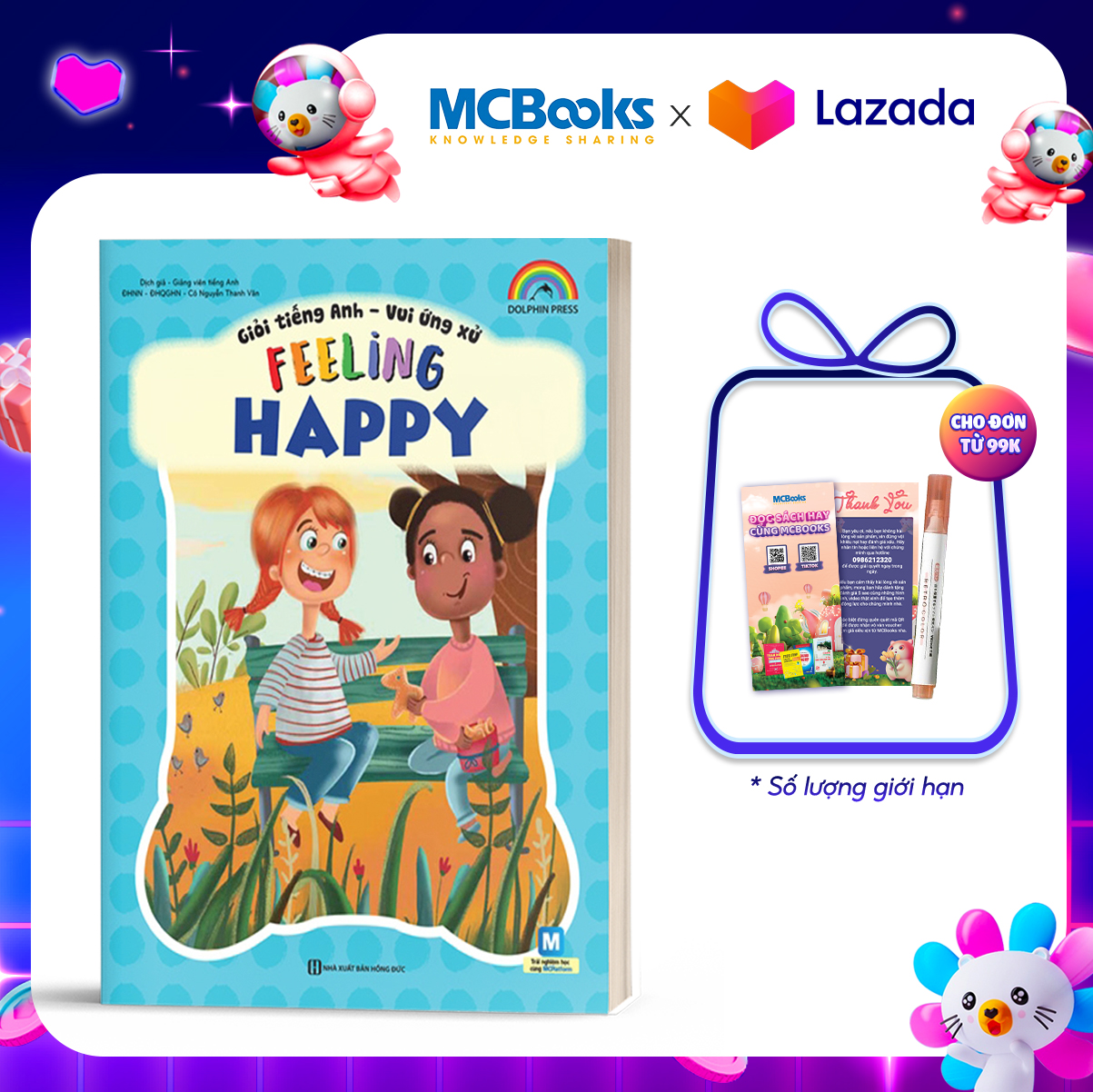 Sách - Giỏi Tiếng Anh - Vui Ứng Xử Feeling Happy - MCBooks