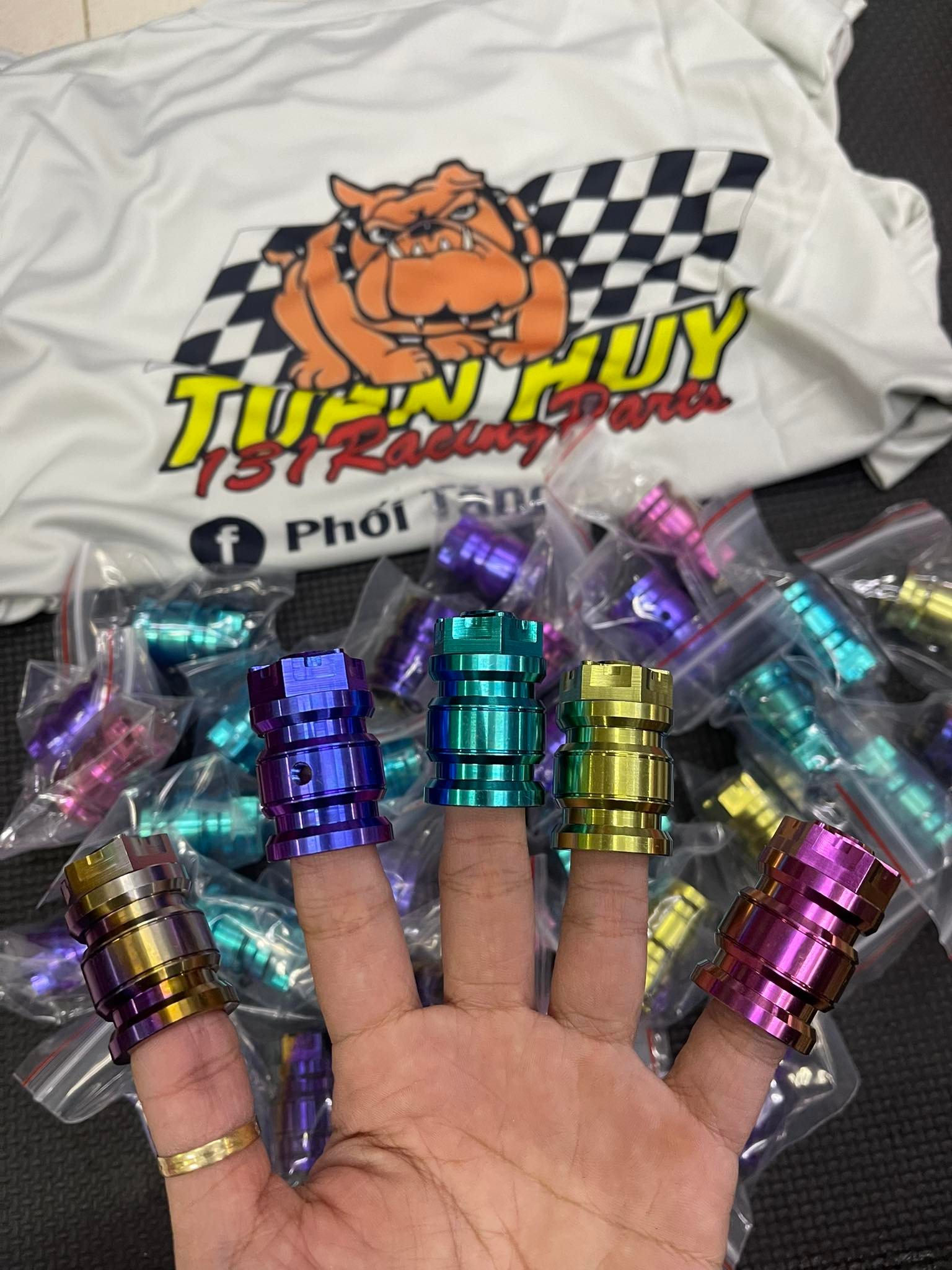 [HCM]Cóc chụp giò đạp Titan Gr5 cho dòng xe Honda Vario  Wave  Ab2020  Winner  Sonic