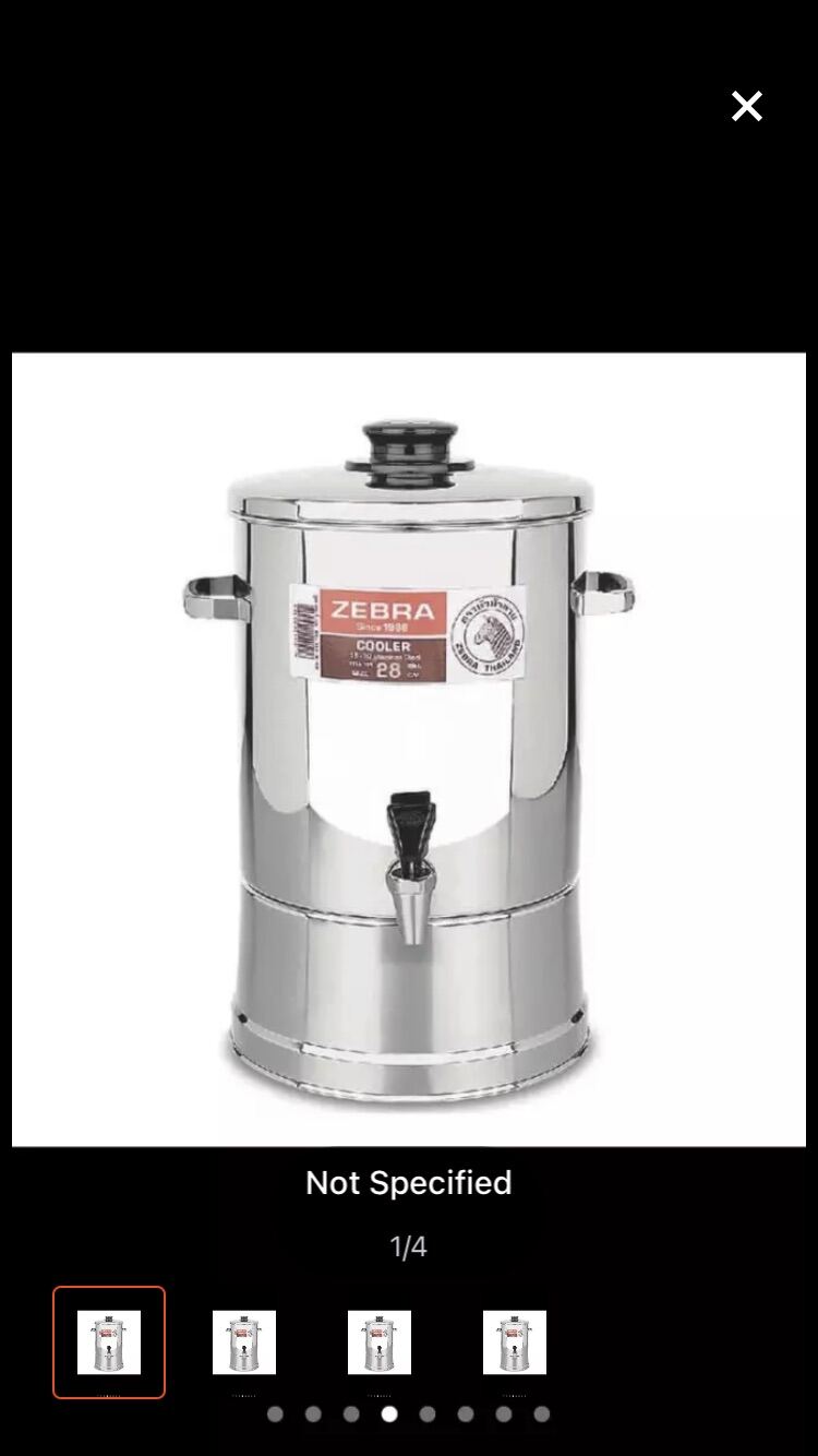 Bình đựng nước inox 304 zebra in -nt