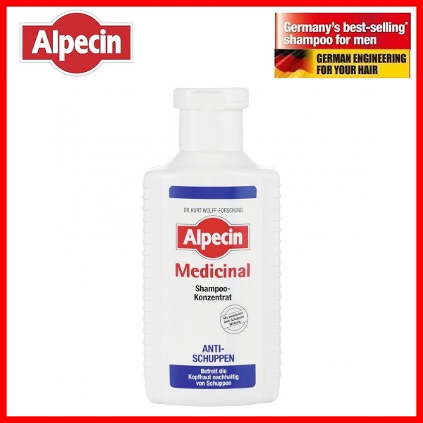 DẦU GỘI SẠCH GÀU ALPECIN MEDICINAL 200ml - HÀNG NHẬP ĐỨC