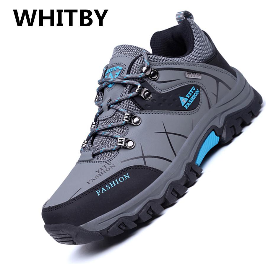 Giày Thể Thao Nam WHITBY Chống Nước chất liệu da PU đế cao su bền bỉ thích hợp mang hằng ngày - INTL