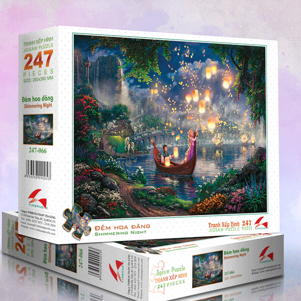 Tranh xếp hình 247 mảnh - Đêm hoa đăng