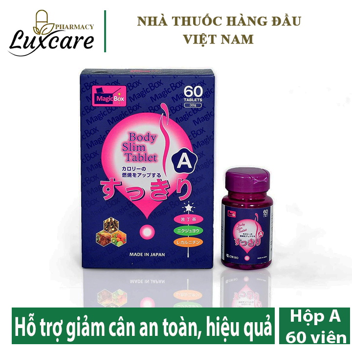 [Hộp A] Viên Giảm Cân Nhật Bản AB 6- Giúp giảm hấp thụ chất béo, đào thải mỡ thừa