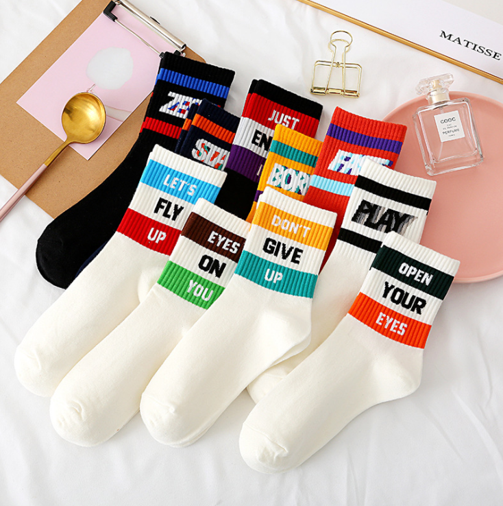 Set 10 đôi Tất cao cổ style Hàn Quốc nhiều màu