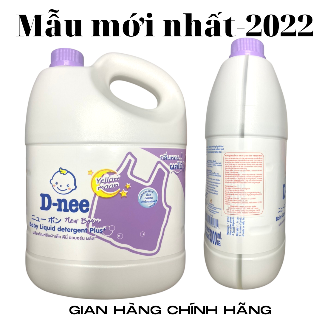 [HÀNG CÔNG TY] NƯỚC GIẶT XẢ 2 IN 1 DNEE THÁI LAN 3000ML Màu Tím